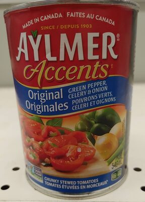Accents Original Green Pepper, Celery & Onion Chunky Stewed Tomatoes